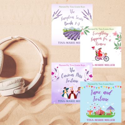 Tina-Marie Miller's audiobooks on the beach